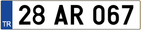 Truck License Plate